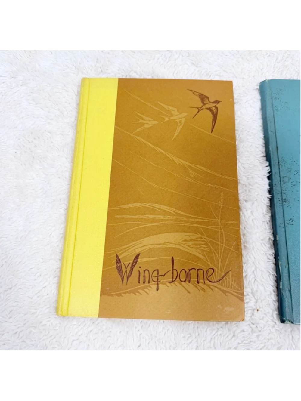 Vintage Gwen Frostic Book Lot Wing-Borne 1967 & A Place On Earth 1962 Illustrate